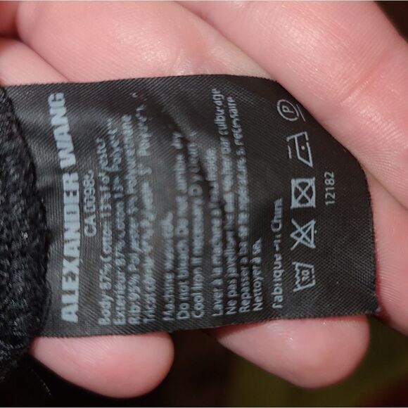 Alexander Wang | Black Knit Crewneck Sweater - Picture 3 of 6